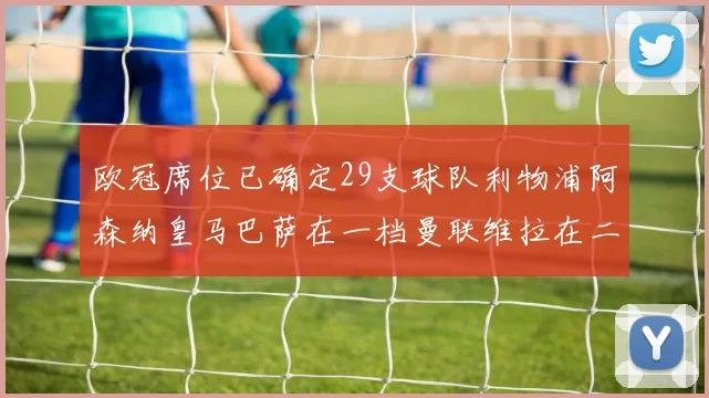 欧冠席位已确定29支球队利物浦阿森纳皇马巴萨在一档曼联维拉在二档